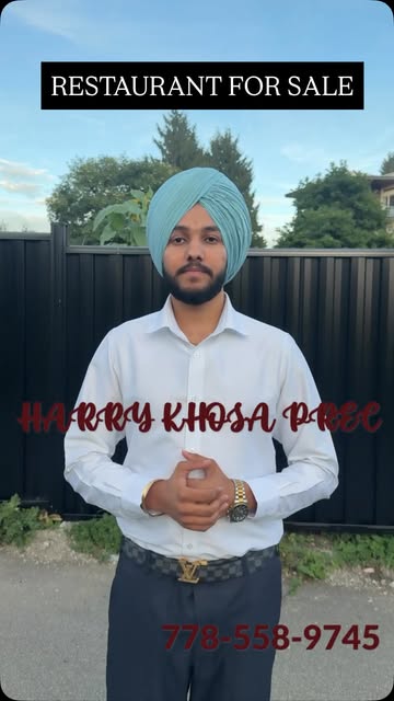 Harry Khosa Instagram video about a restaurant business for sale